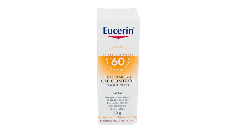 Eucerin-Oil-Control-Protetor-Solar-Toque-Seco-FPS-60-Gel-Creme-52g