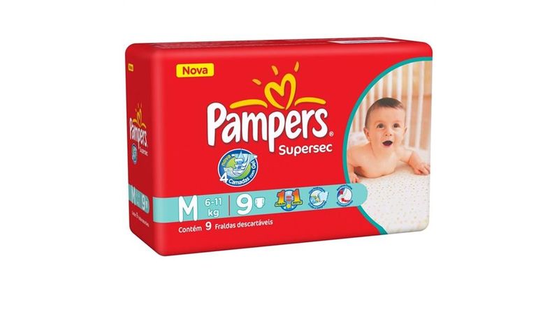 Fralda-Pampers-Supersec-M-9-unidades