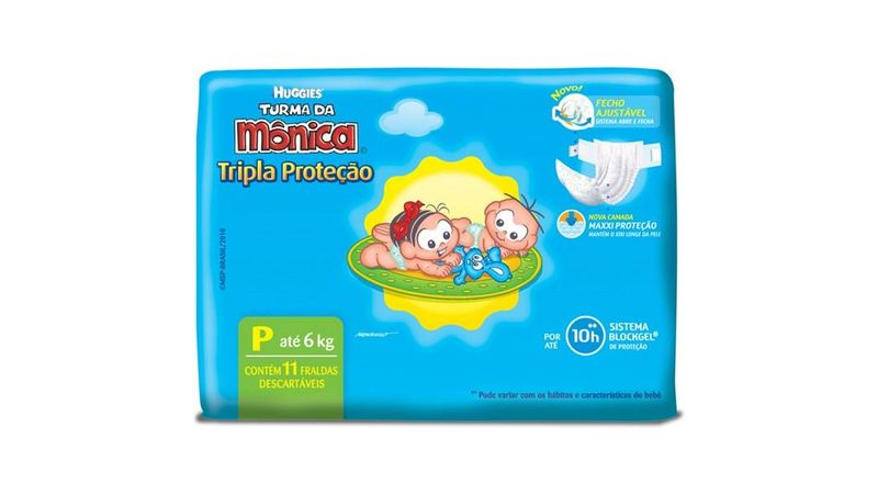 Fralda-Huggies-Turma-da-Monica-Tripla-Protecao-P-11-unidades