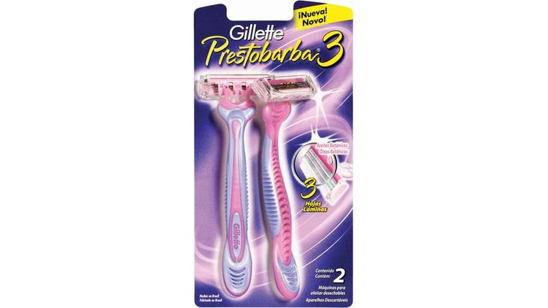 Aparelho-Depilatorio-Prestobarba3-Feminino-2-unidades