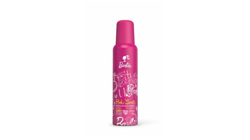 Desodorante-Aerosol-Barbie-Fashion-Pink-Sweet-90g