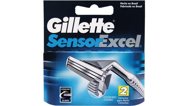 Carga-para-Aparelho-de-Barbear-Gillette-Sensor-Excel-2-unidades