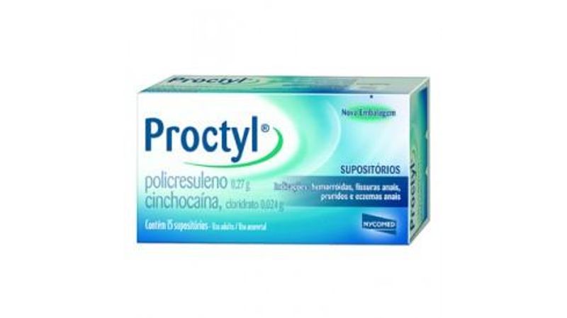 Proctyl-15-supositorios