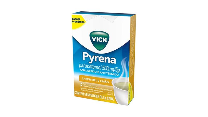 Vick-Pyrena-Cha-Mel-e-Limao-5-envelopes-de-5g-cada