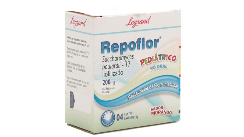 Repoflor-Pediatrico-200mg-4-Envelopes-de-1g