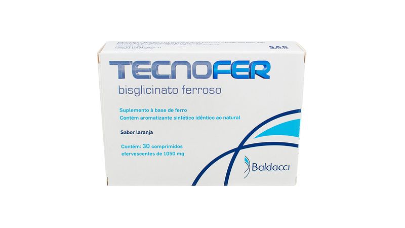 Tecnofer-14mg-30-comprimidos-efervescentes-Sabor-Laranja