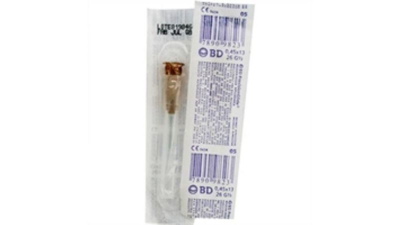 Agulha-BD-0-45-x-13mm-26G-x-1-2-com-1-unidade