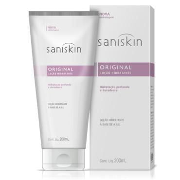 Saniskin Original Locao Hidratante a Base de AGE 200ml