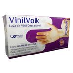Luva-de-Vinil-Descartavel-Volk-com-Amido-Tamanho-M-100-Unidades