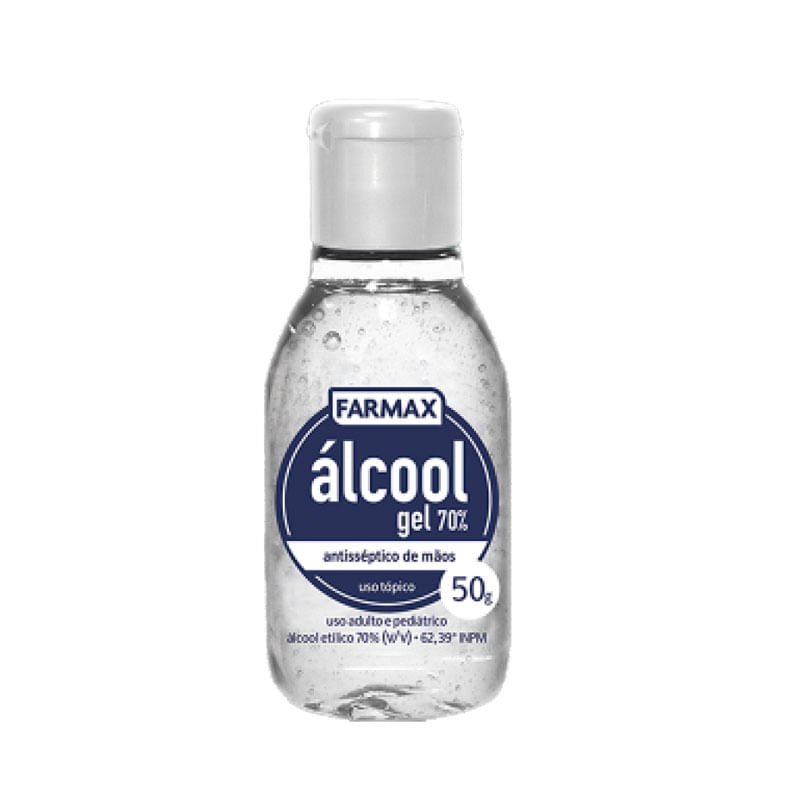 Alcool Gel 70% Farmax 50g