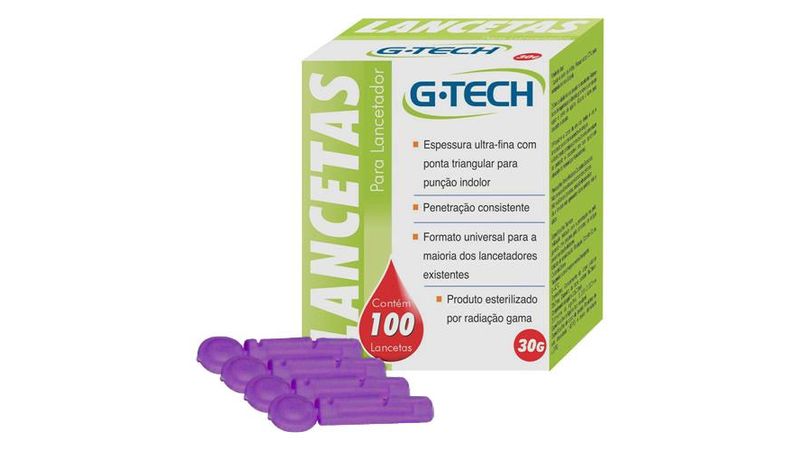 Lancetas-G-Tech-30G-100-Unidades