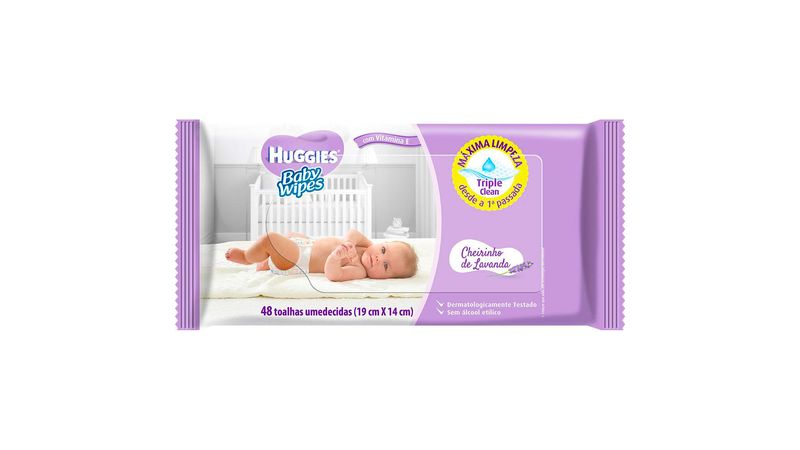 Toalha-Umedecida-Huggies-Baby-Wipes-Cheirinho-de-Lavanda-48-Unidades