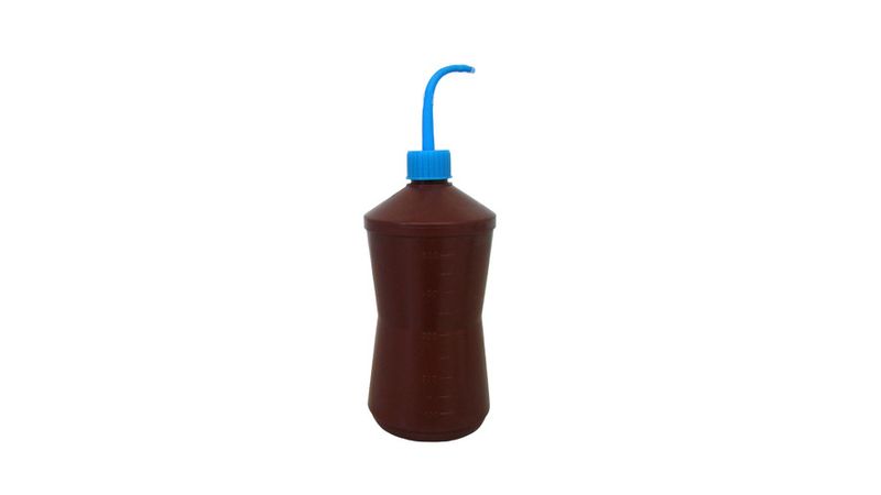 Almotolia-J-Prolab-Frasco-Ambar-Bico-Curvo-em-J-250ml