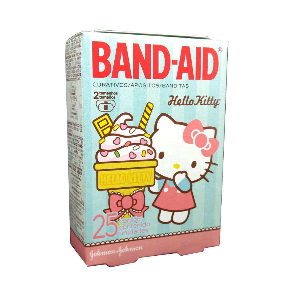 Curativo Band-Aid Hello Kitty Johnson's 25 Unidades - Drogarias Pacheco