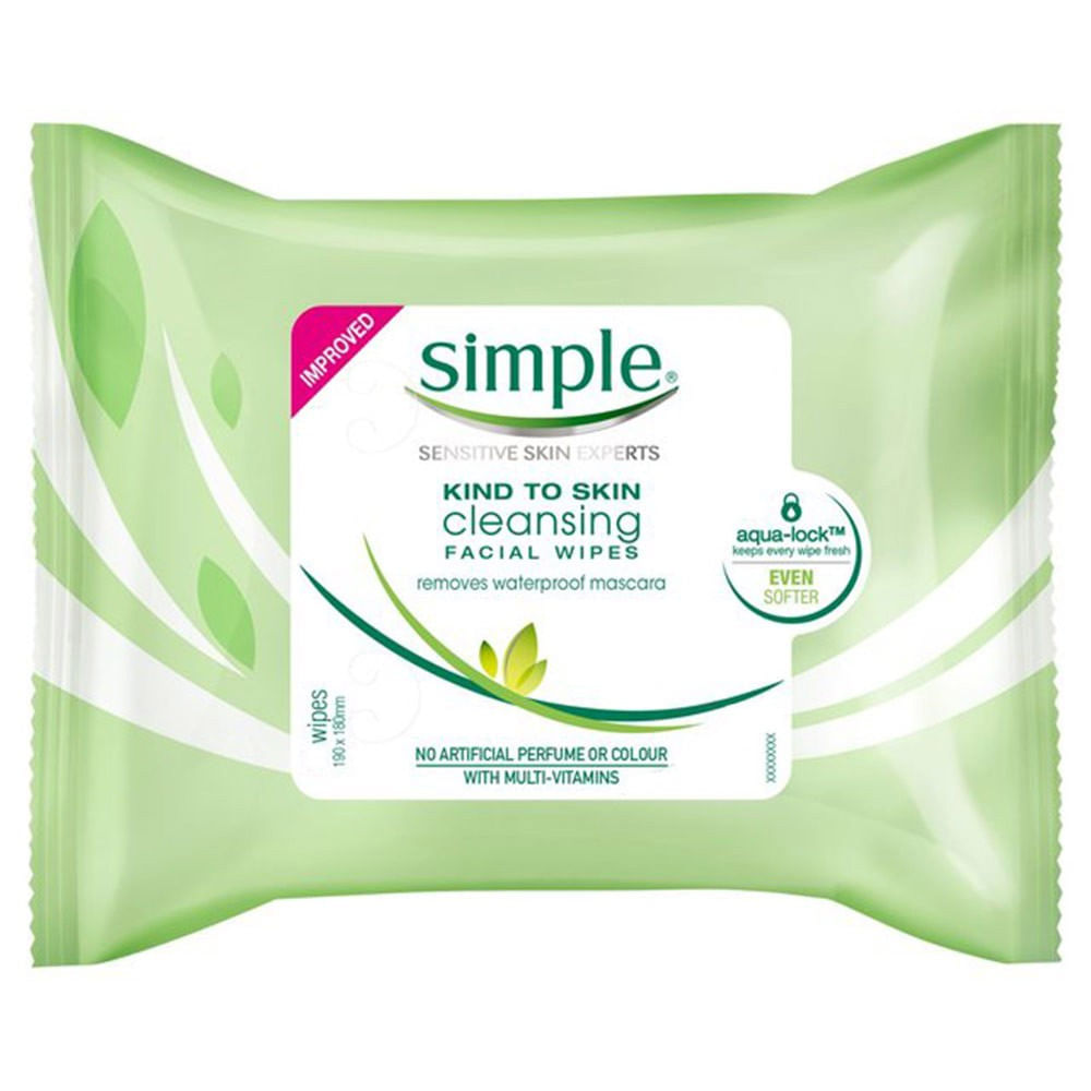 Lenços Umedecidos de Limpeza Facial Simple Cleansing 7 Unidades