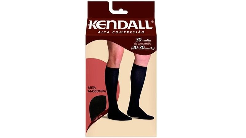 Meia-3-4-Masculina-Kendall-Alta-Compressao-Medio-Marron