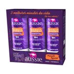 kit-creme-de-tratamento-aussie-3-minute-miracle-smooth-3-unidades