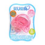 Chupeta-Kuka-Silicone-Soft-Ortodontica-Tamanho-2--6-Meses-Rosa