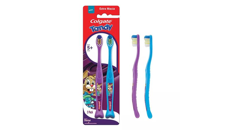 escova-dental-infantil-colgate-tandy-extra-macia-cores-sortidas-2-unidades