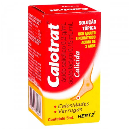 Calotrat Solução 5ml - Tratamento para Calos e Verrugas