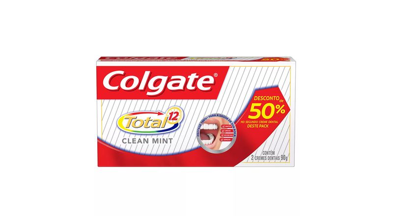 kit-creme-dental-colgate-total-12-clean-mint-2-unidades-de-90g-cada-com-50-de-desconto-na-2-unidade