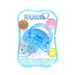 Chupeta-Kuka-Silicone-Soft-Ortodontica-Tamanho-2--6-Meses-Azul