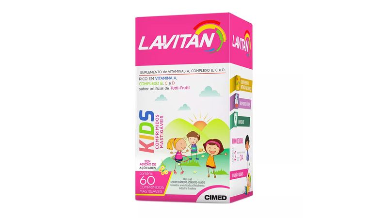 lavitan-kids-comprimidos-mastigaveis-sabor-tutti-frutti-60-unidades
