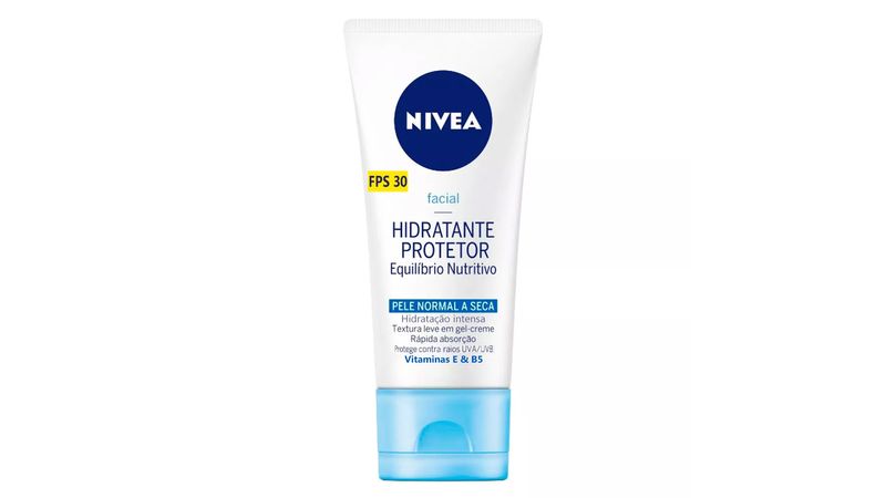 Hidratante-Protetor-Nivea-Facial-Equilibrio-Nutritivo-FPS-30-Pele-Normal-a-Seca-50g