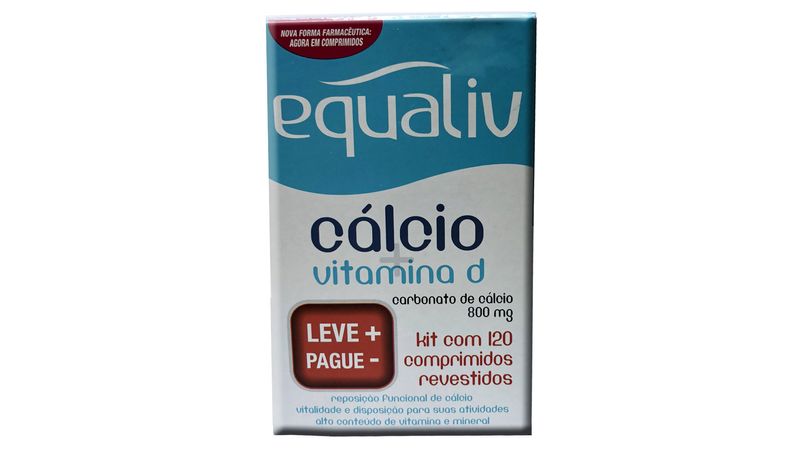 Kit-Equaliv-Calcio---Vitamina-D-2-Unidades-de-60-comprimidos-revestidos