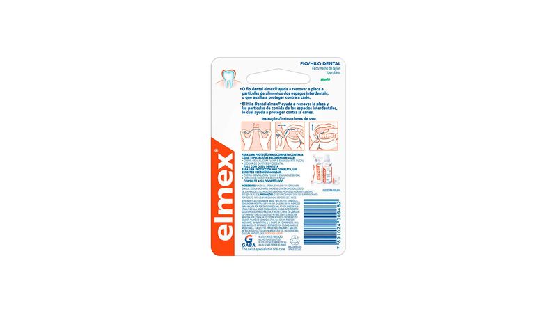 Fio-Dental-Elmex-Menta-30m