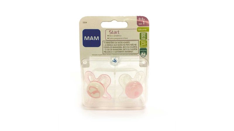 chupeta-mam-start-girls-bico-simetrico-silicone-tamanho-1-de-0-2-meses-2-unidades