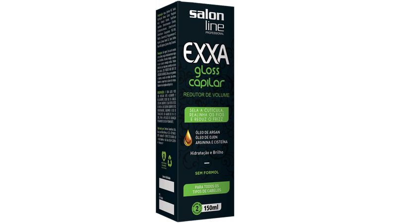 Redutor-de-Volume-Salon-Line-Exxa-Gloss-Capilar-150ml