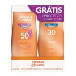 Protetor-Solar-Cenoura---Bronze-Kids-FPS-50-110ml---Gratis-Protetor-Solar-Cenoura---Bronze-FPS-30-110ml