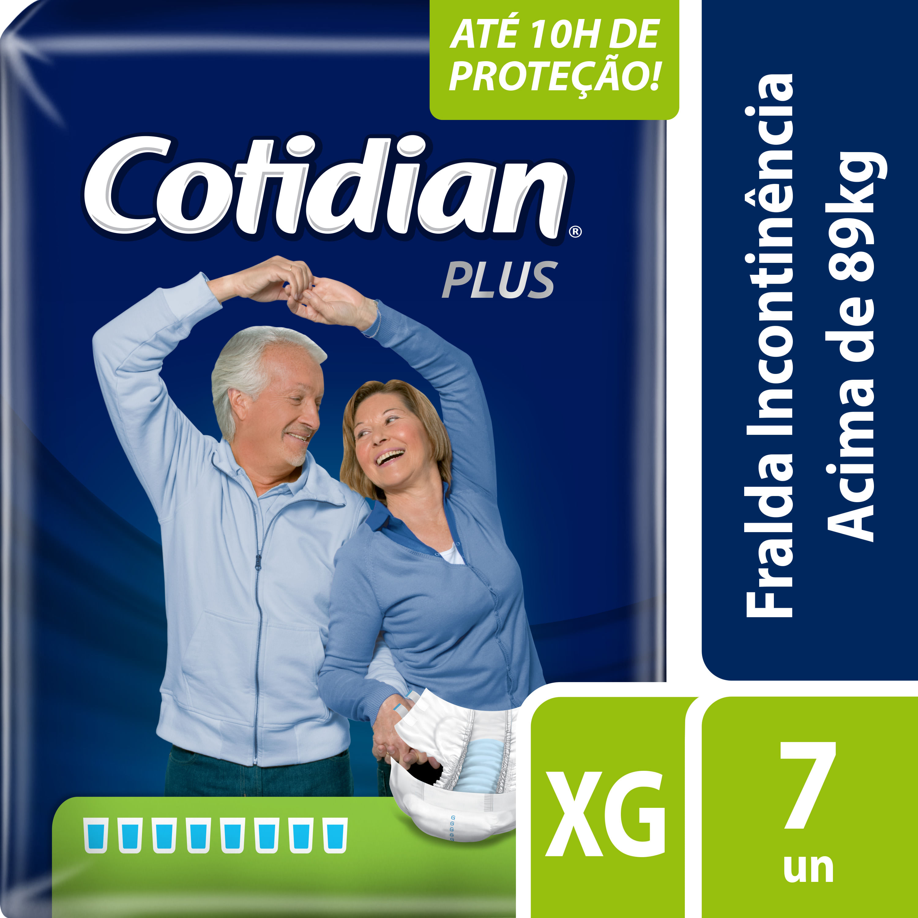 Fralda Cotidian Plus XG 7 unidades