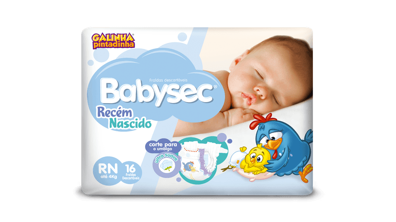 Fralda-Babysec-Galinha-Pintadinha-Recem-Nascido-Tamanho-RN-16-Unidades