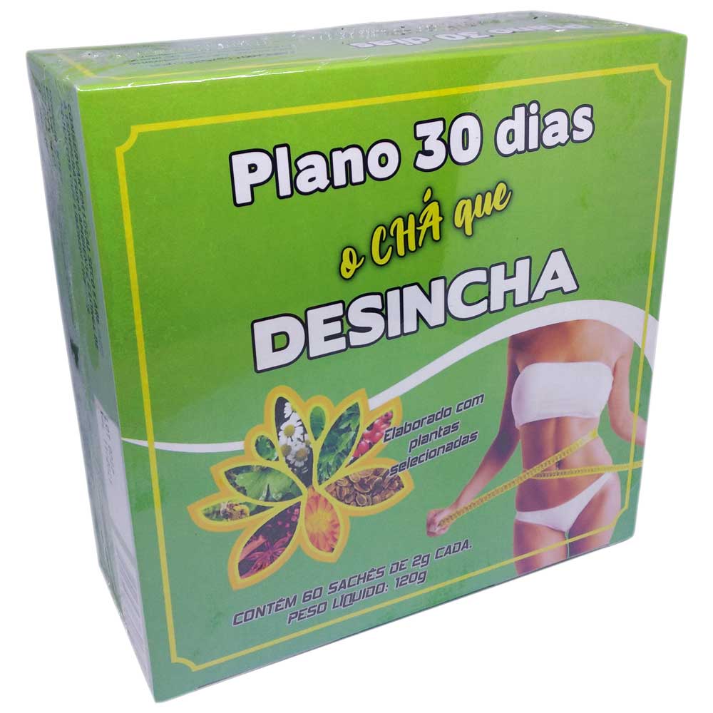 Ch Plano 30 Dias Desincha 60 Sach s