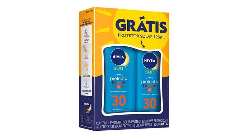 kit-protetor-solar-nivea-protect-bronze-fps-30-200ml-gratis-125ml
