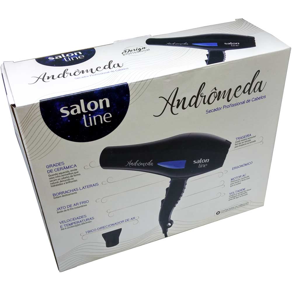 SECADOR SALON LINE ANDROMEDA 1900W 220V