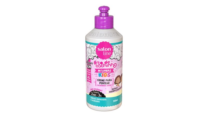 Creme-para-Pentear-Salon-Line-To-de-Cachinho-Kids-Cachinhos-Show-300ml