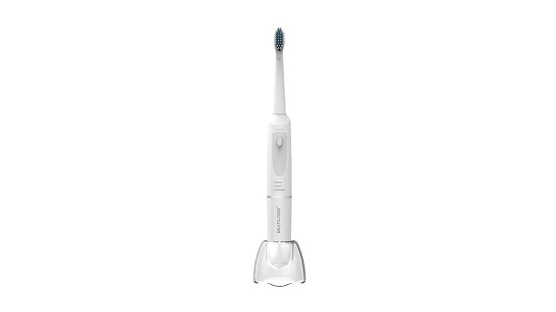 Escova-Dental-Eletrica-Vibratoria-Multilaser-Health-Pro-Branca-HC102