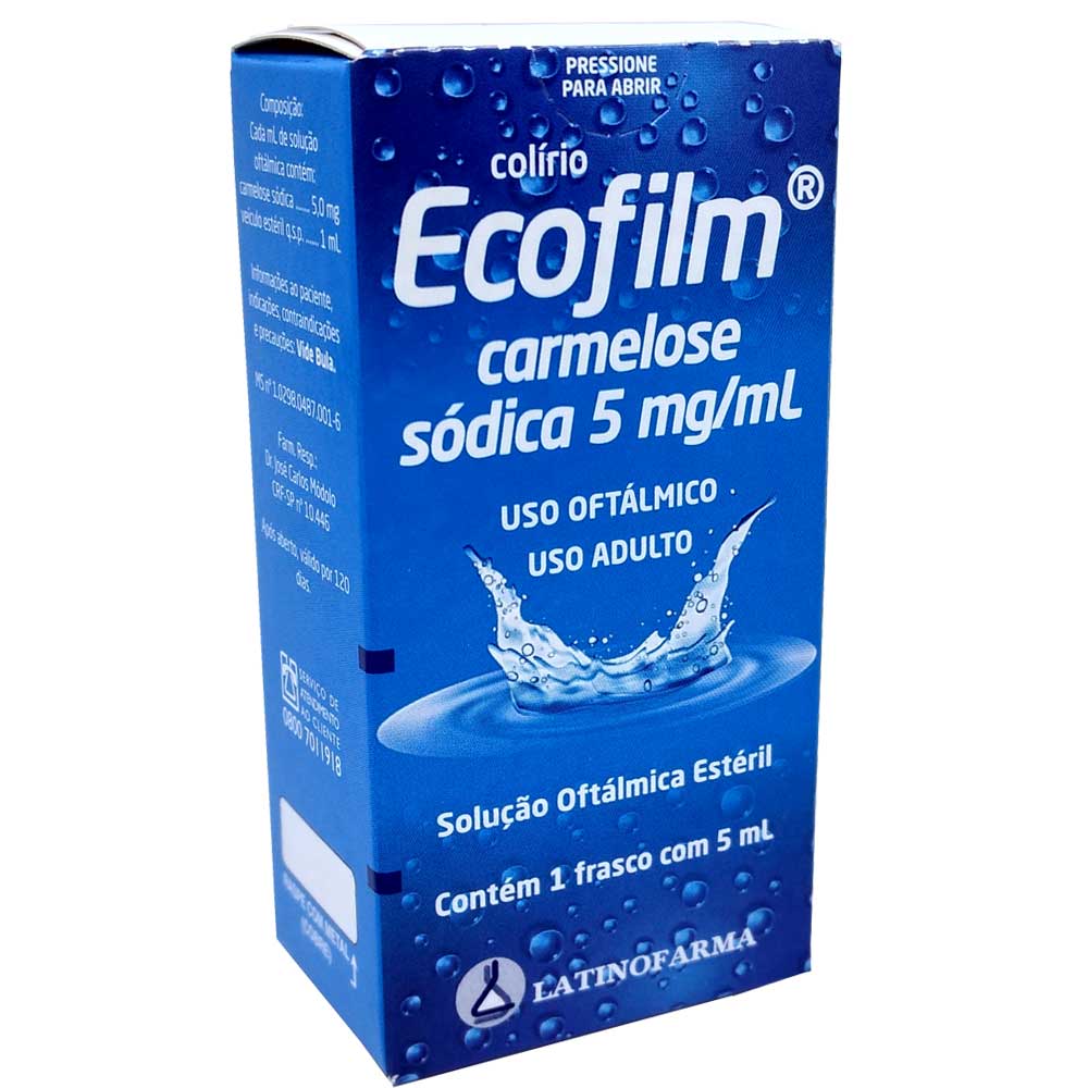 Ecofilm 5mg Solução Oftálmica 5mL