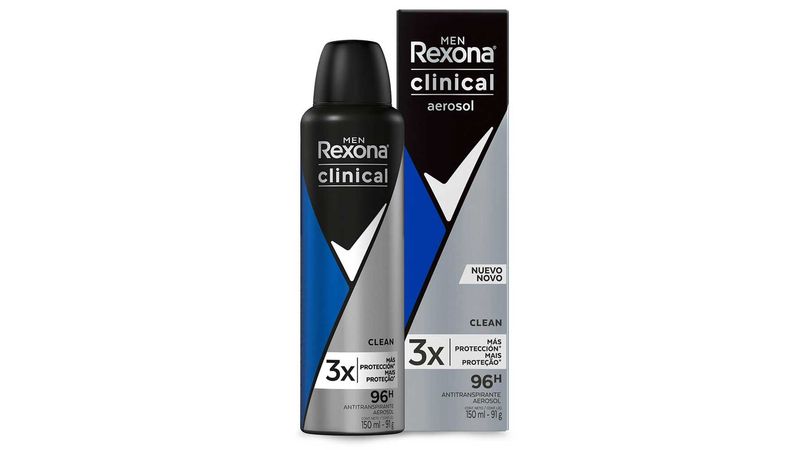 desodorante-aerosol-rexona-men-clinical-clean-antitranspirante-96h-150ml