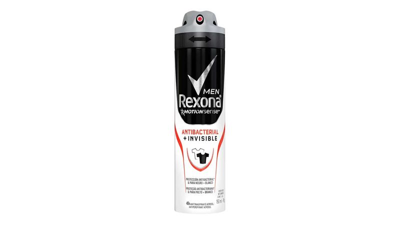 Desodorante-Aerosol-Rexona-Men-Antibacterial---Invisible-Antitranspirante-48h-150ml