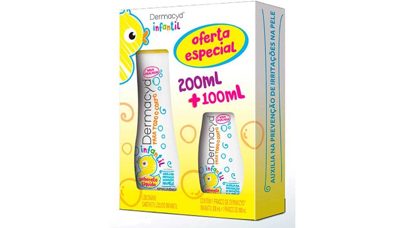 Kit-Sabonete-Intimo-Dermacyd-Infantil-200ml---100ml-Oferta-Especial