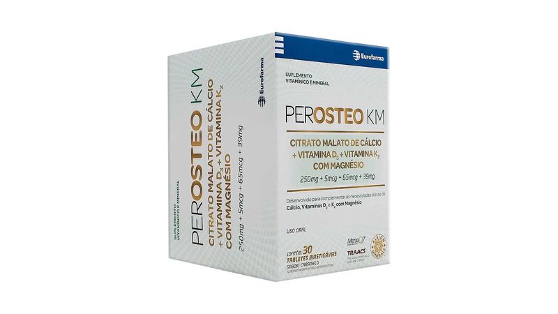 Perosteo KM 30 Tabletes Mastigáveis