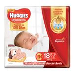 Fralda-Descartavel-Huggies-Supreme-Care-Recem-Nascido-RN-18-Unidades