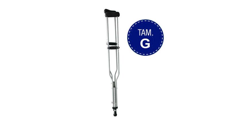 Muleta-Axilar-Aluminio-Dilepe-DB-em-Aluminio-Tam-G