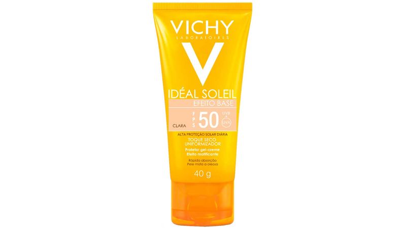 protetor-solar-ideal-soleil-efeito-base-clara-fps-50-gel-creme-com-cor-40g