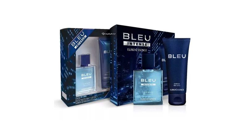 Estojo-Euroessence-Bleu-Intense-Eau-De-Toilette-50ml---Shower-Gel-100ml