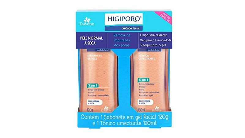 Kit-Davene-Higiporo-Sabonete-Facial-120g---Tonico-Umectante-120ml